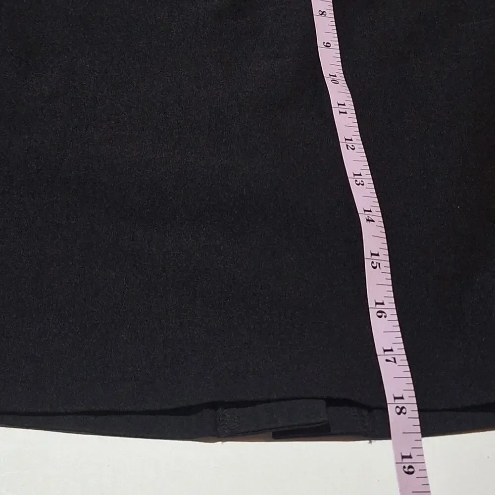 Tribal Pull On Skirt Skort Women's 12 Black Basic Classic Simple Minimalist Mini